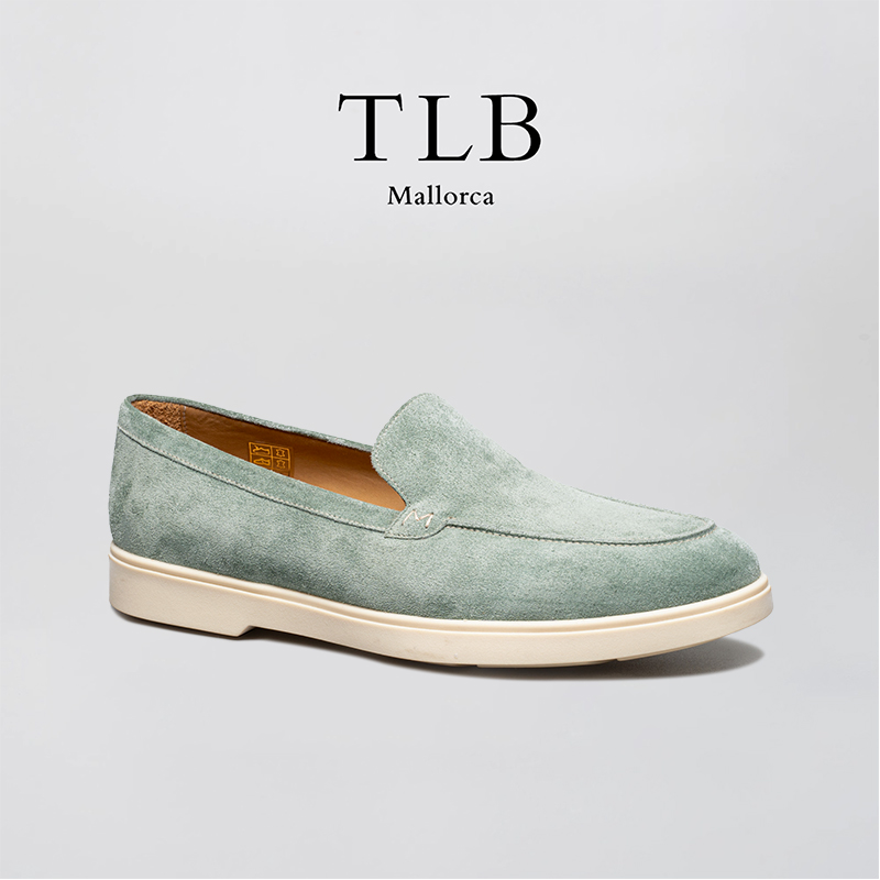 美勋代理西班牙TLB手工皮鞋女士翻毛皮休闲乐福通勤百搭夏季新款 - 图2