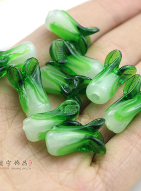 diy日式琉璃编手链发梳饰品珠子