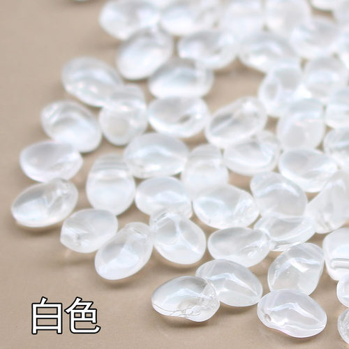 20颗价 小月牙系列琉璃花瓣 DIY手工发簪头饰材料花瓣步摇配件 - 图0