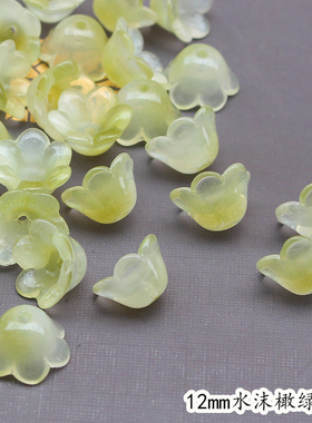 diy20颗铃铛琉璃发簪制作花蕊