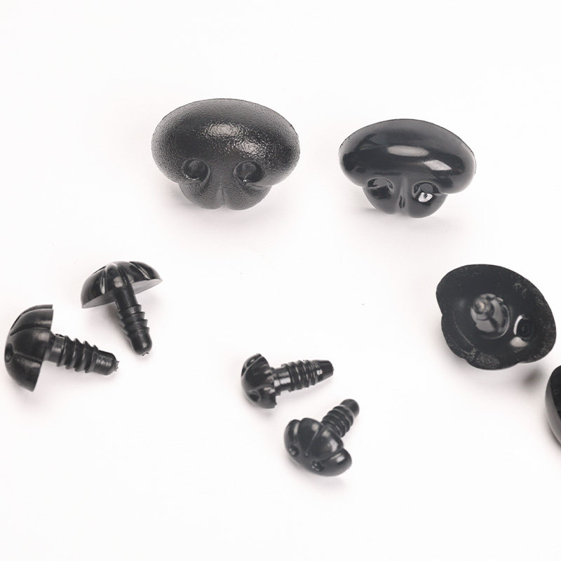 仿真狗鼻子黑色三角麻鼻螺纹腿带后垫 羊毛毡扭棒毛绒玩具diy配件,淘宝优惠券,粉丝福利购,淘宝优惠卷