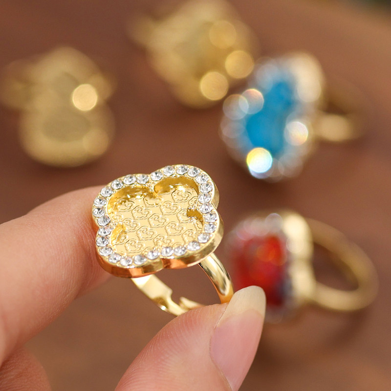 宋锦diy戒指镶嵌包布底托戒指中秋节创意团建活动礼物伴手礼复古,淘宝优惠券,粉丝福利购,淘宝优惠卷