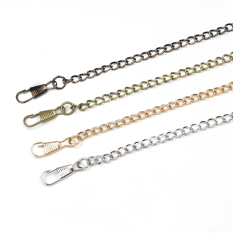 复古优质口金包包链条包袋斜跨肩带手工diy辅料口金配件金属链子 - 图3