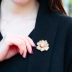 Phong cách Trung Hoa phong phú hoa mẫu đơn trâm cài áo khoác nữ trâm cài áo choàng cao cấp pin sườn xám khóa cổ áo từ khóa cổ áo - Trâm cài cài áo vest Trâm cài