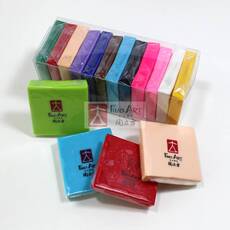 Мягкая глина 陶立方软陶泥12色套装初学套装彩泥橡皮泥无味手工泥diy培训彩陶 Ceramic cube