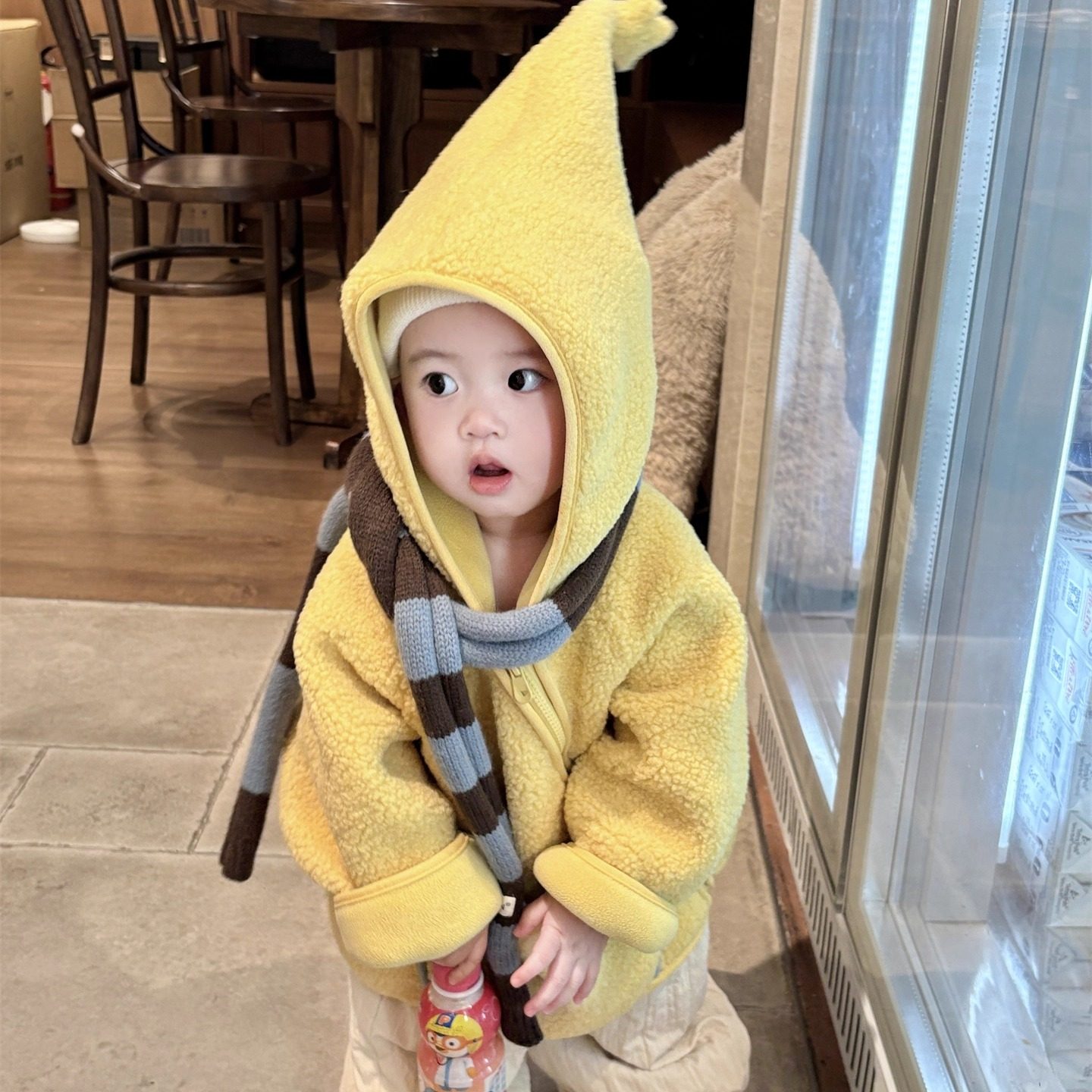 小男孩酷帅冬装套装加厚保暖外套男宝宝冬季夹棉裤洋气时髦炸街款,淘宝优惠券,粉丝福利购,淘宝优惠卷