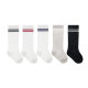 ຖົງຕີນເດັກນ້ອຍ Summer Baby College Style Mid-Tube Socks Summer Thin Infant Breathable Mesh Anti-Mosquito Socks Summer