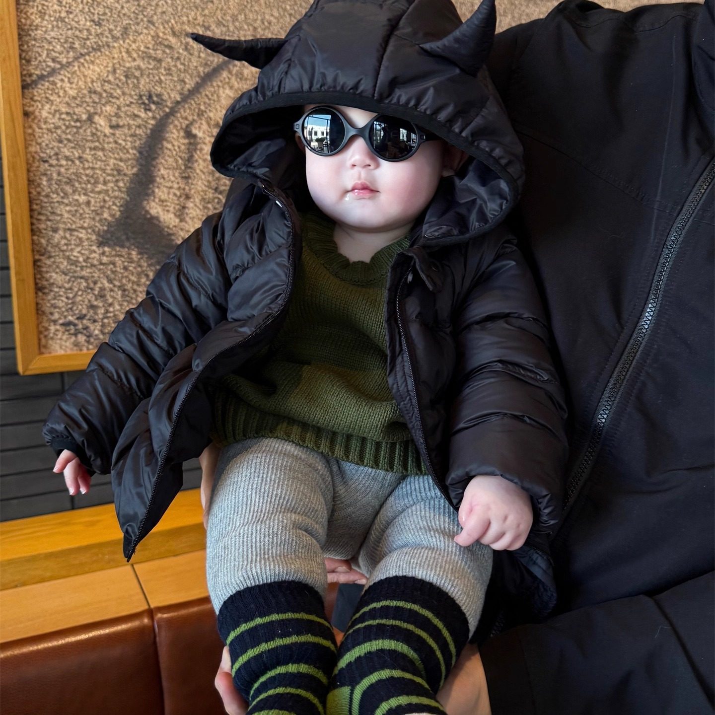 男宝宝冬季套装潮帅气时髦羽绒服外套韩范毛衣打底裤冬款外穿洋气,淘宝优惠券,粉丝福利购,淘宝优惠卷