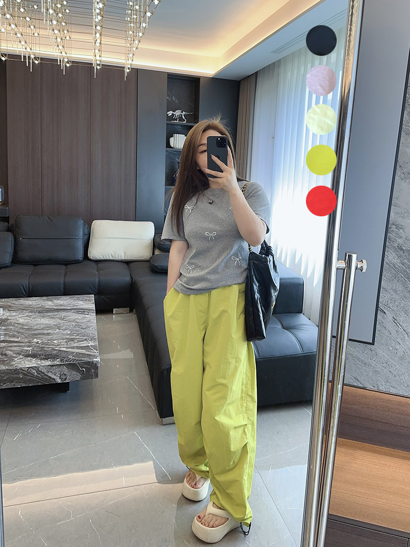 美式复古伞兵裤2024年大码女装胖mm宽松显瘦运动宽松阔腿休闲裤子,淘宝优惠券,粉丝福利购,淘宝优惠卷