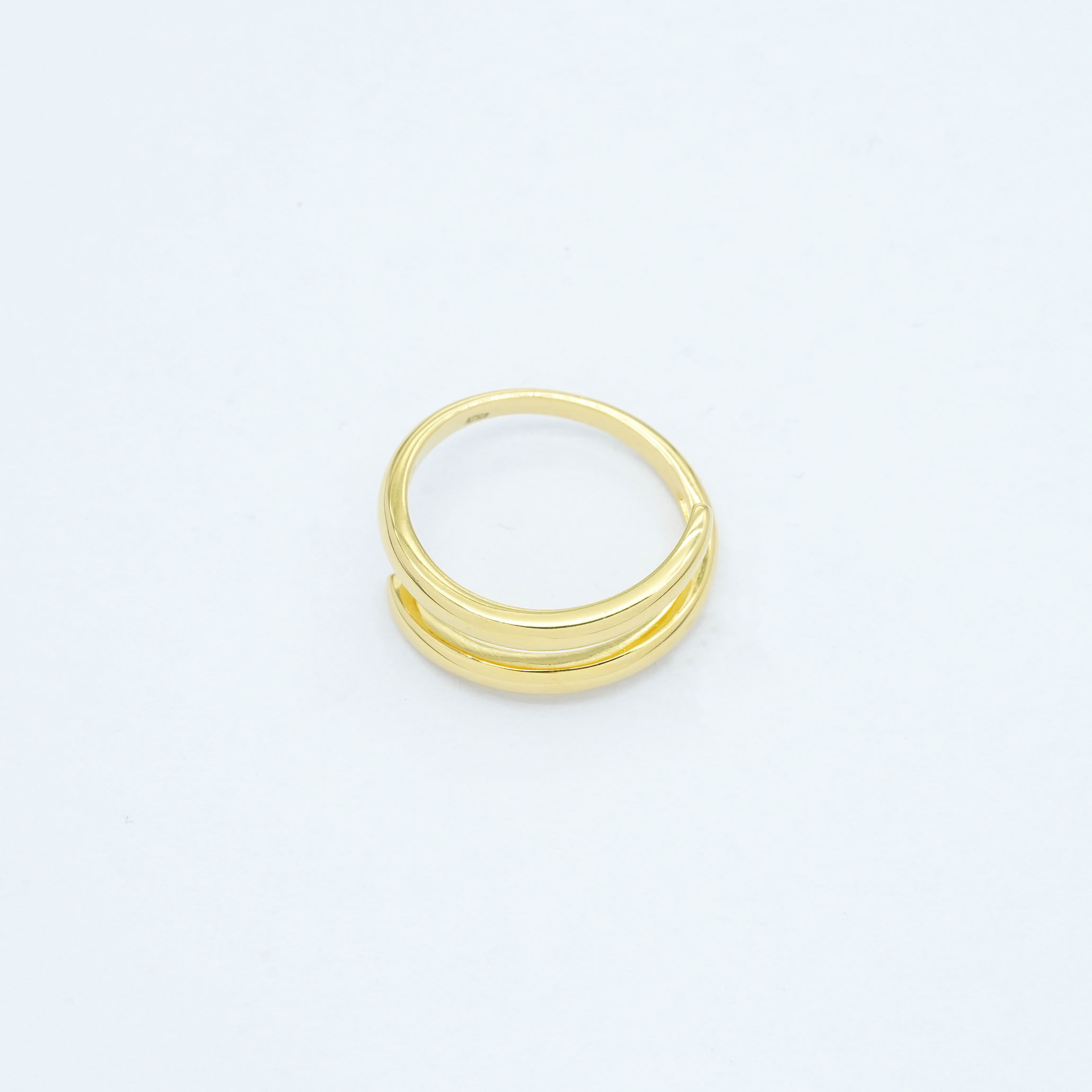 【店铺专属】18k金弹簧开口戒指女轻奢小众百搭【WT0438】不脱模 - 图2