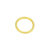 18k gold ancient method plain ring light luxury niche women's model