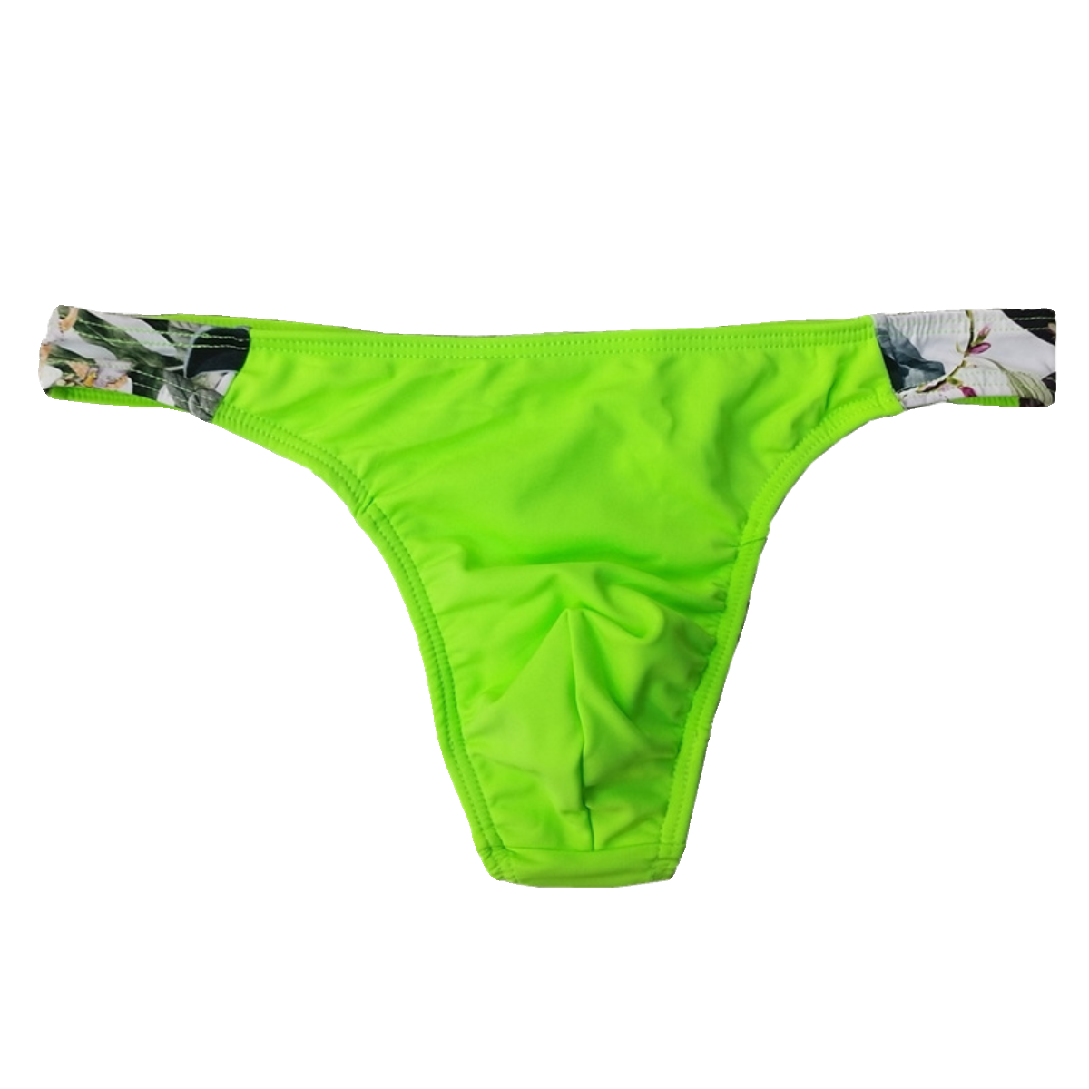 外贸男士低腰性感比基尼泳裤带罩杯防尴尬U凸印花拼色丁字裤泳裤,淘宝优惠券,粉丝福利购,淘宝优惠卷