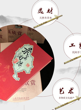 南阳大千烙画礼盒套装学生纪念品