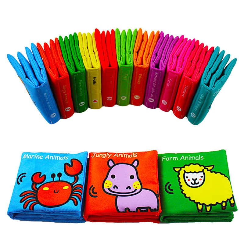 婴儿英文布书英语单词早教布书宝宝布书立体儿童布书婴儿益智玩具,淘宝优惠券,粉丝福利购,淘宝优惠卷