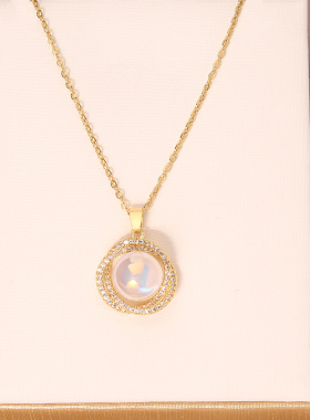 2024新潮款高级感天然淡水珍珠项链女锁骨链轻奢小众设计感颈链