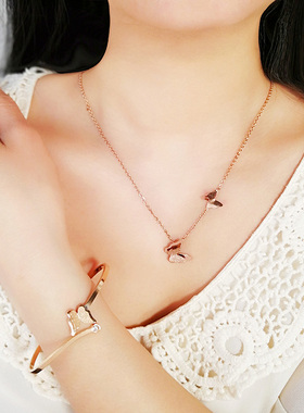 韩国时尚百搭气质简约公主项链