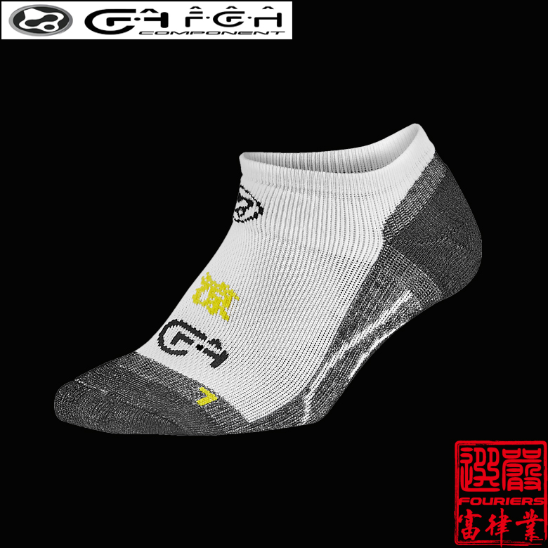 FOURIERS/富律业，FGH  SOCKS-FLAT16C 竹炭凉纱隐形船袜 袜子 - 图1