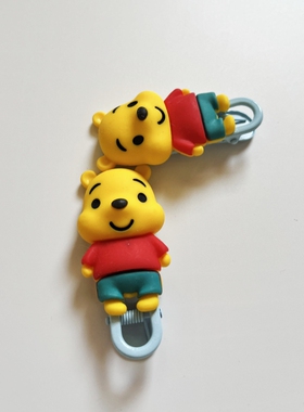 可爱怪怪发夹维尼发夹发饰饰品