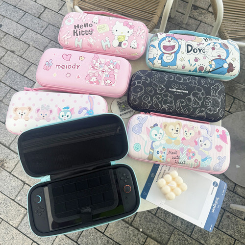 适用任天堂新款switch2收纳包new2代游戏机硬壳NS2卡通保护手提盒 - 图3