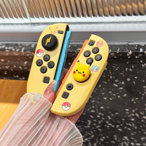 任天堂新款switch2代保护壳硅胶手柄软硬主机套可插入底座摇杆帽 - 图2