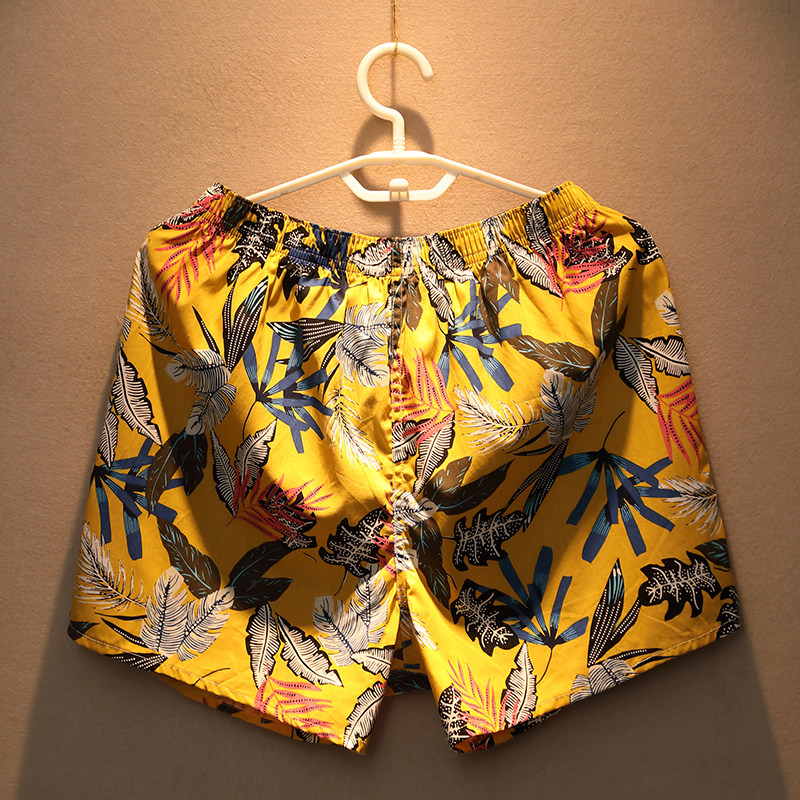 宽松男士内裤平角阿罗裤衩纯棉舒适居家睡裤休闲时尚四角短裤头,淘宝优惠券,粉丝福利购,淘宝优惠卷