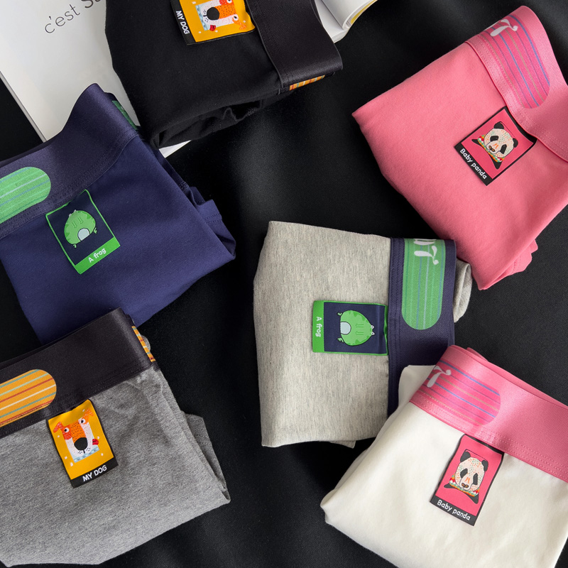 3条男士内裤男纯棉透气平角裤个性潮流布标青年纯彩色四角短裤衩,淘宝优惠券,粉丝福利购,淘宝优惠卷