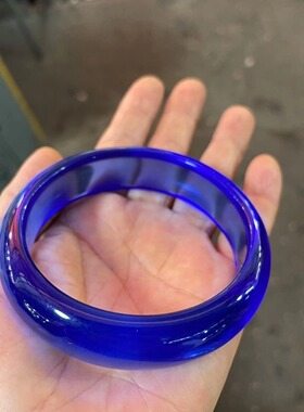 天然正品冰种祖母绿女款手镯满绿玻璃种葱岭玉女款手镯