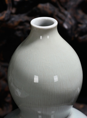 手工花釉仿古颜色釉葫芦摆件
