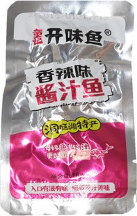 零食洞庭湖特产童记开味鱼酱汁鱼小黄鱼鱼仔鱼干毛毛鱼香辣味16g-图0