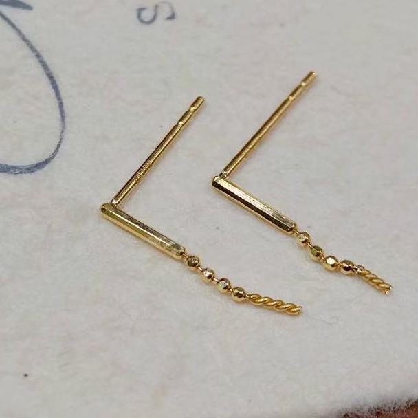 18k金光板7-9mm海水珍珠耳钉配件时尚气质款圆形裸珠diy耳线空托,淘宝优惠券,粉丝福利购,淘宝优惠卷