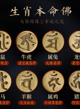 保真沉香木八大生肖本命佛吊坠越南芽庄老料项链高档文玩挂饰礼物