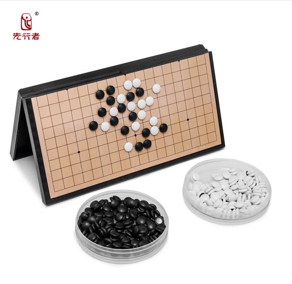 先行者围棋套装磁性可折叠F-5 中号便携式收纳盒 入门少儿围棋娱 - 图3