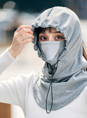 滑雪头盔帽套男女冬季户外运动骑行保暖防寒骑车围脖面罩套头帽子