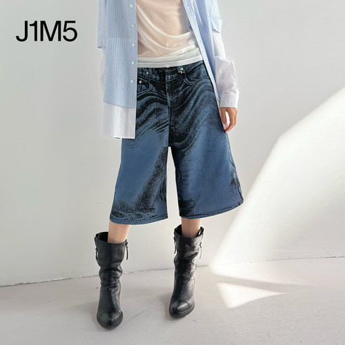 J1M5买手店 CAMPERLAB 25春夏  扭曲牛仔短裤 设计师品牌 - 图1