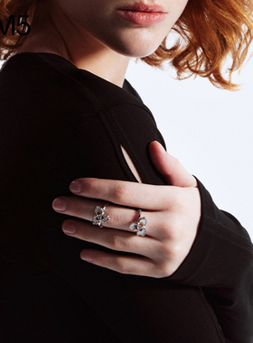 ATELIERSO三花纹理戒指