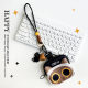 HAPPY ຕົ້ນສະບັບທີ່ຫນ້າຮັກ Siamese cat carry-on bag coin purse portable students portable all-match headphones sundry storage