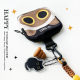 HAPPY ຕົ້ນສະບັບທີ່ຫນ້າຮັກ Siamese cat carry-on bag coin purse portable students portable all-match headphones sundry storage