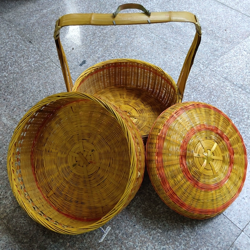 Пока -Провои, чтобы отправить обеденную корзину Счастливые события свидание, свадьба, Bluezi Bamboo Baske Bord Gift Borpt Bask