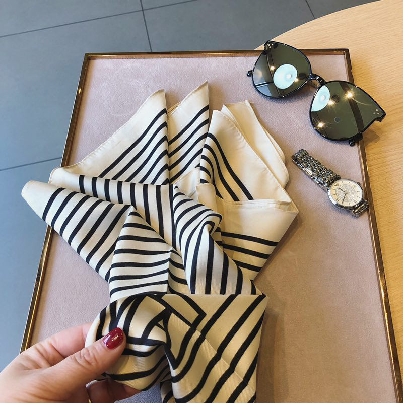 米儿家韩国百搭丝巾女东大门围巾春秋夏季薄款装饰小领巾小方巾,淘宝优惠券,粉丝福利购,淘宝优惠卷