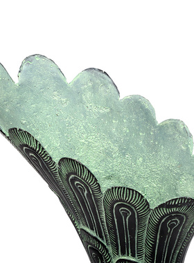 招财孔雀花瓶仿古风居家工艺品