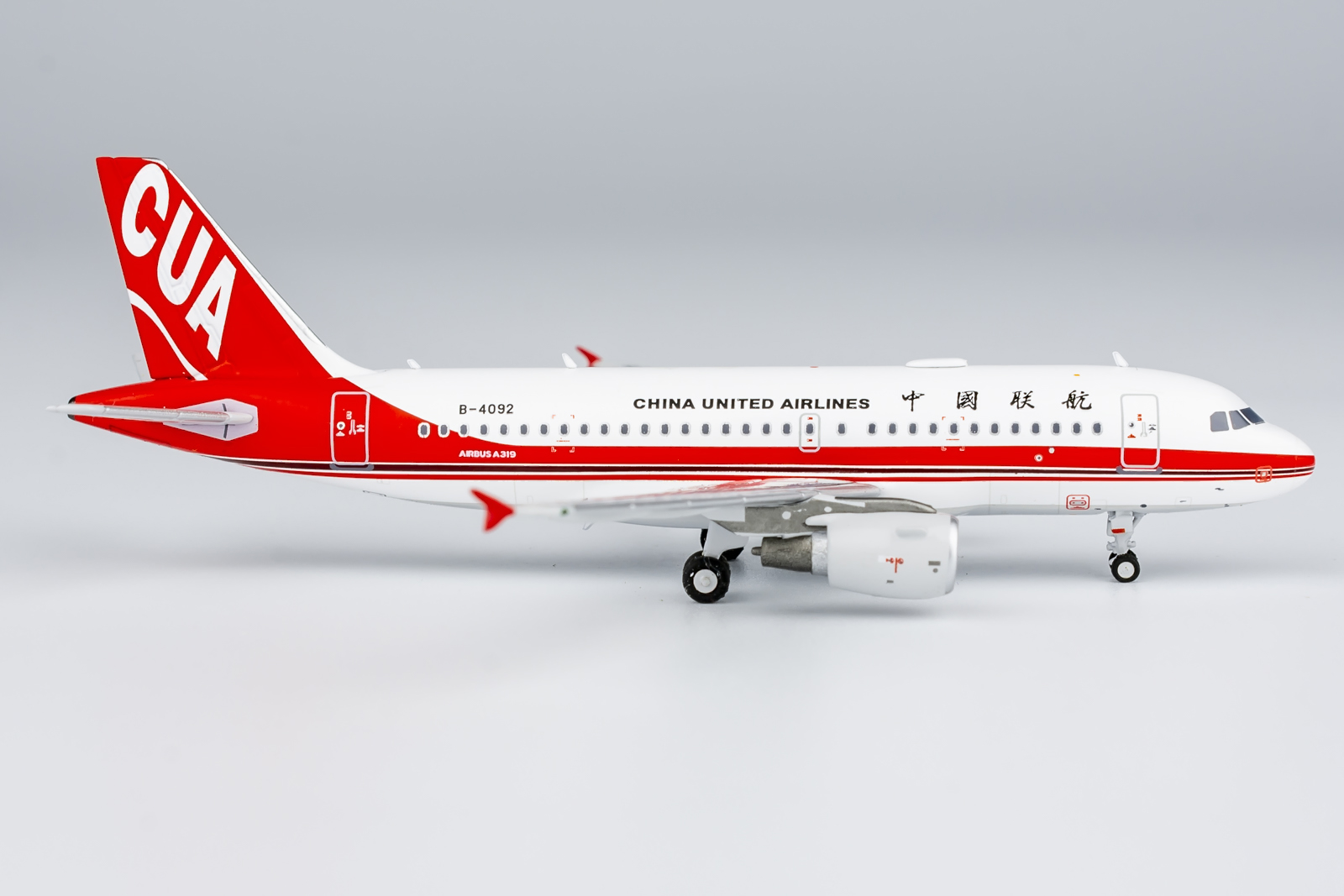 NG 49018 中国联航 空客A319-100 B-4092 成品合金飞机模型1/400 - 图0