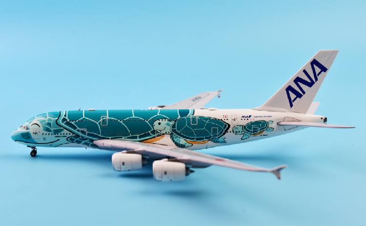 JC Wings EW4388007 全日空 空客A380绿海龟JA382A 飞机模型1/400 - 图0