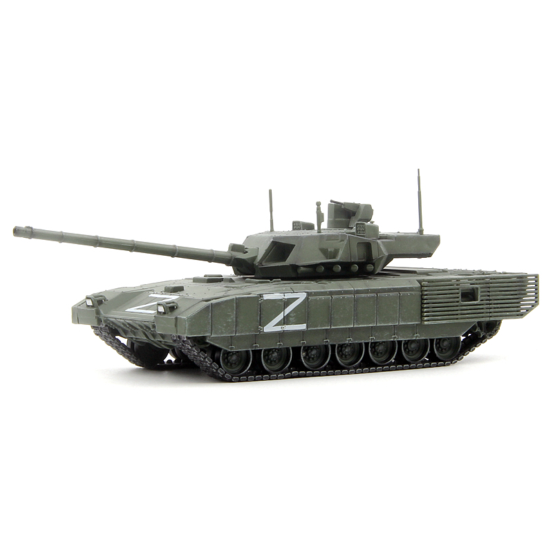 铁流Panzerkampf俄罗斯T-14阿玛塔坦克特别军事行动 成品模型1/72 - 图3