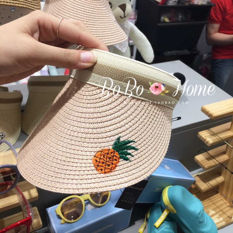 韩国bebe prince儿童帽子 防晒空顶沙滩帽遮阳帽小童渔夫帽太阳帽,淘宝优惠券,粉丝福利购,淘宝优惠卷