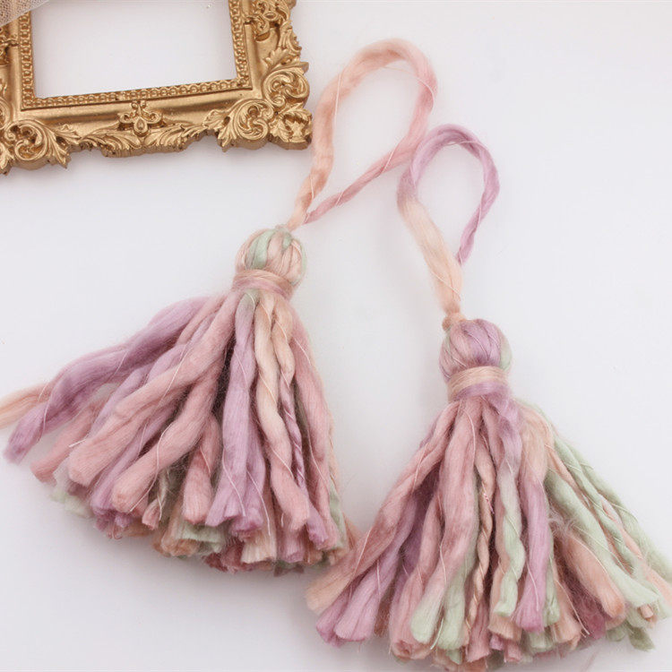 46#大号手账日本毛线流苏吊穗毛线挂件吊饰diy胸针配件包包钥匙扣,淘宝优惠券,粉丝福利购,淘宝优惠卷