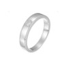AHCHOO Quiet Luxury Commuting Versatile Round Diamond Moissanite Ring Simple Advanced S925 Silver Ring Women's Gift