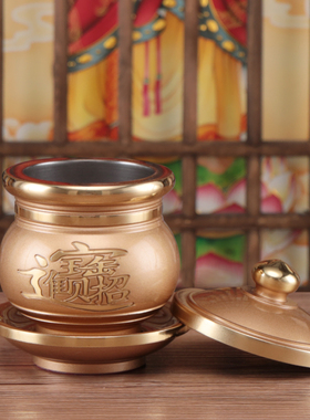 信仰黄铜供奉新中式室内