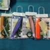 Twist stick bouquet handmade diy knitting material bag