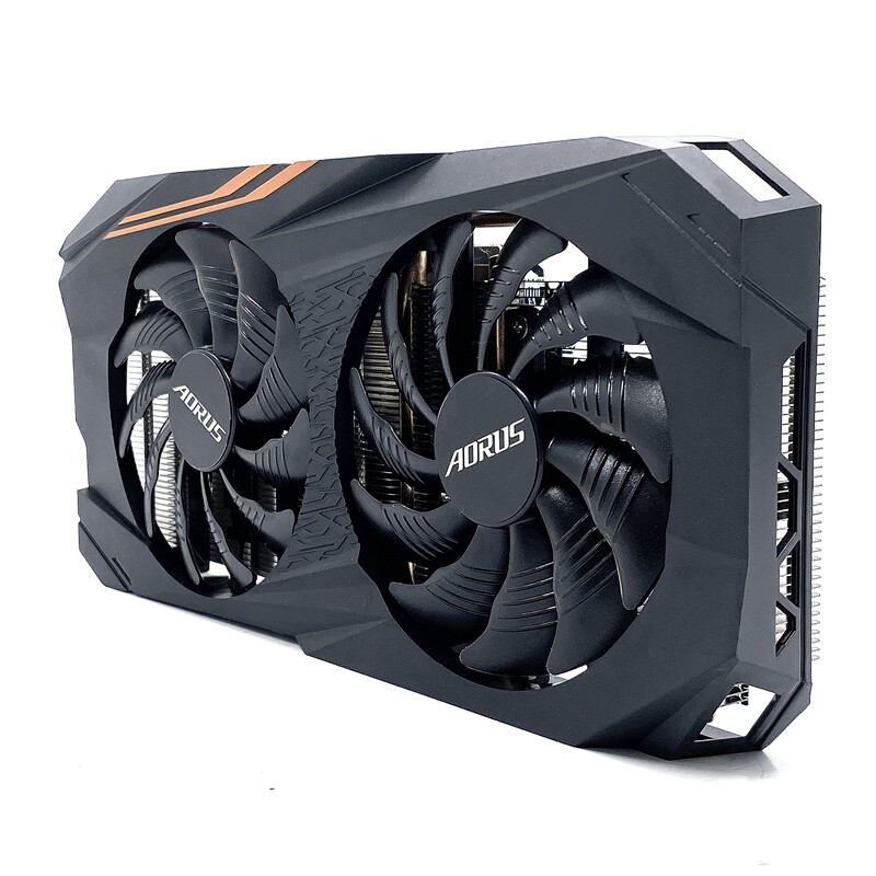 AORUS技嘉580散热器铜管孔距5.3cm台式电脑散热片独立588显卡风扇