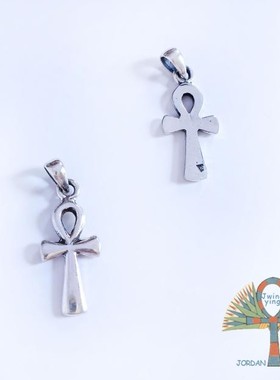 男女手工银古埃及象形文字吊坠